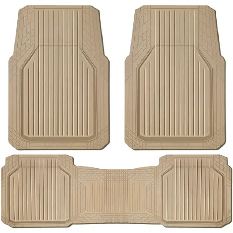 Heavy Duty Rubber Floor Mats for Car, Waterproof Liner Deep Dish Car Mats Full Sets, Universal Trim to Fit for SUV Truck Sedans
Heavy Duty Rubber Floor Mats for Car, Waterproof Liner Deep Dish Car Mats Full Sets, Universal Trim to Fit for SUV Truck Sedans