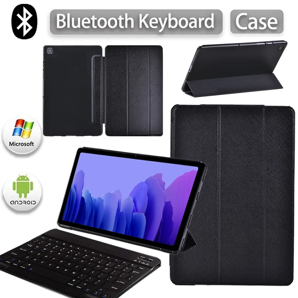 Чехол-книжка из искусственной кожи для планшета Samsung Galaxy Tab A 10,1 2019 T510 T515/Tab A7 2020 T500 T505 10,4 + Bluetooth-клавиатура
Чехол-книжка из искусственной кожи для планшета Samsung Galaxy Tab A 10,1 2019 T510 T515/Tab A7 2020 T500 T505 10,4 + Bluetooth-клавиатура