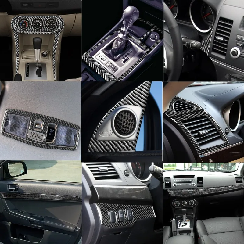 Car Interior Decoration Trim Cover Carbon Fiber Sticker For Mitsubishi Lancer 2008-2015 Styling Accessories
Car Interior Decoration Trim Cover Carbon Fiber Sticker For Mitsubishi Lancer 2008-2015 Styling Accessories