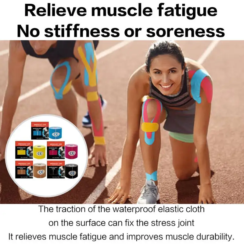 Synthetic Kinesiology Athletic Tape Breathable Kinesiology Tape Elastic Precut Strips Easy Application Athletic Wraps Support
Synthetic Kinesiology Athletic Tape Breathable Kinesiology Tape Elastic Precut Strips Easy Application Athletic Wraps Support