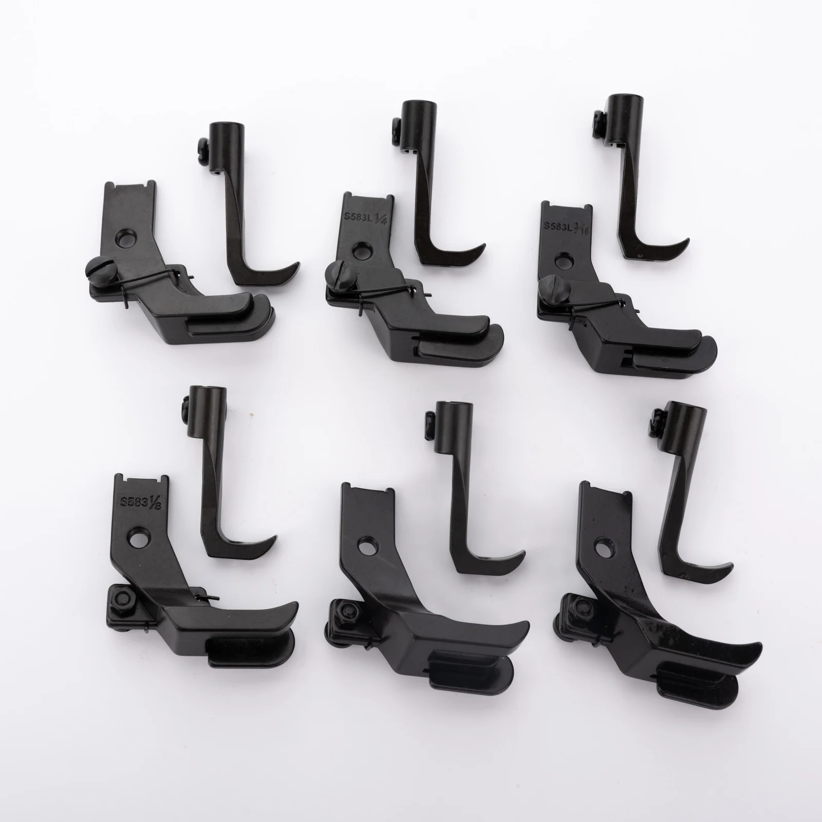 6 Set 1/8 3/16 1/4 Walking Feet With Right Left Edge Guide High Head Sewing Machine JUKI 1541 Singer CONSEW 206RB 225 226 226R
6 Set 1/8 3/16 1/4 Walking Feet With Right Left Edge Guide High Head Sewing Machine JUKI 1541 Singer CONSEW 206RB 225 226 226R
