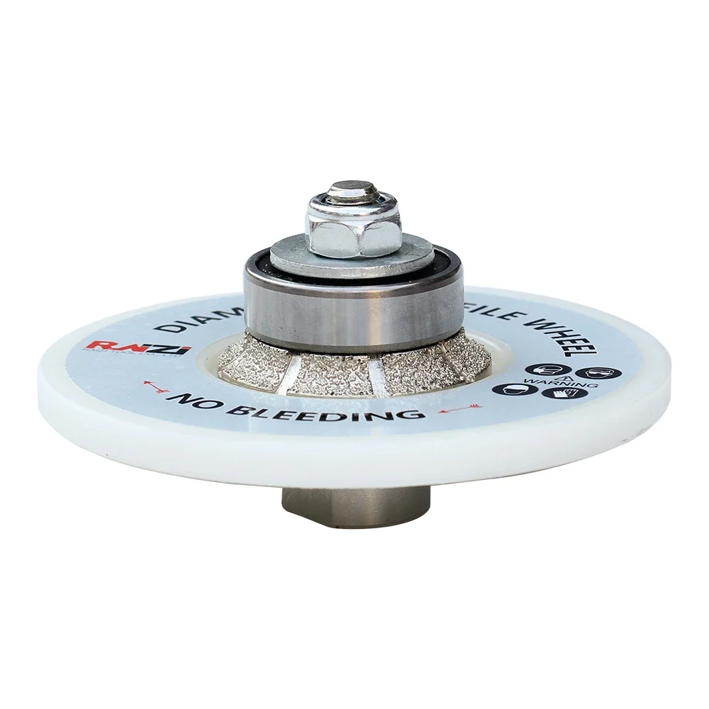 Raizi B20 Vacuum Brazed Diamond Hand Profile Wheel Use For granite, marble, quartz engineered stone, porcelain ceramic tiles
Raizi B20 Vacuum Brazed Diamond Hand Profile Wheel Use For granite, marble, quartz engineered stone, porcelain ceramic tiles