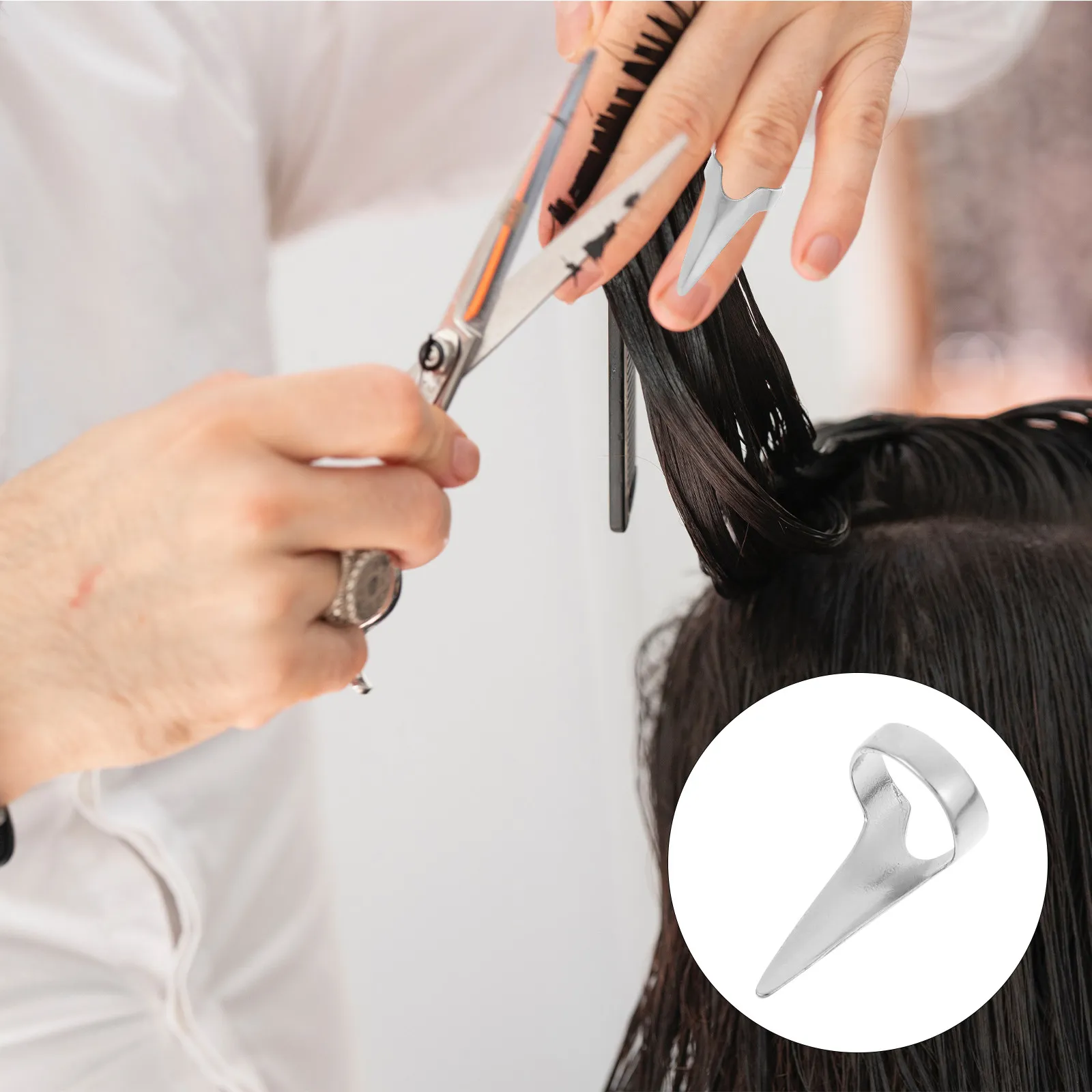10Pcs Metal Hair Parting Ring Finger Claw for Braiding Hair Extensions Coloring Salon Use Non Deformable Smooth Scalp Friendly
10Pcs Metal Hair Parting Ring Finger Claw for Braiding Hair Extensions Coloring Salon Use Non Deformable Smooth Scalp Friendly