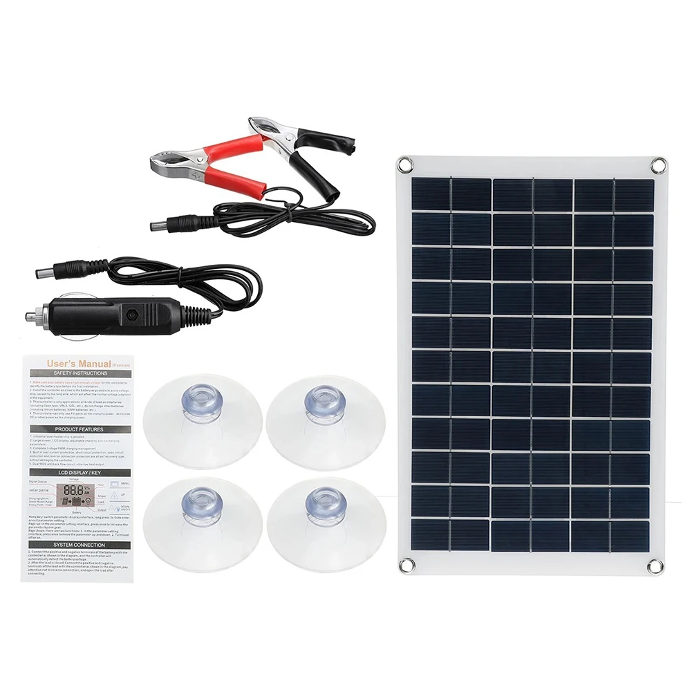 Easily Charge Multiple Devices Reliable Lightweight 50W/18V Solar Panel with Waterproof Design and Dual USB Support
Easily Charge Multiple Devices Reliable Lightweight 50W/18V Solar Panel with Waterproof Design and Dual USB Support