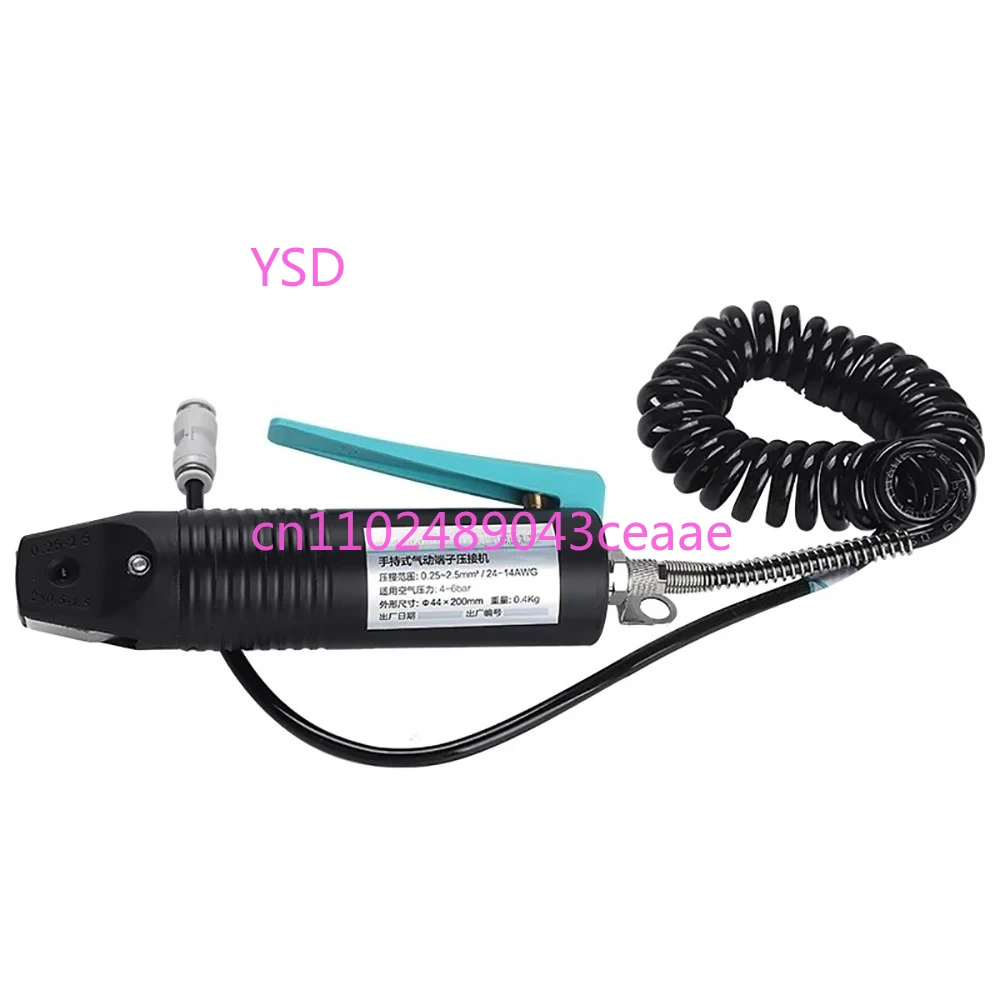 Portable Pneumatic Terminal Crimping Tool - 0.25-2.5mm² Wire Crimper, GM-25AP Handheld Automatic Terminal Machine
Portable Pneumatic Terminal Crimping Tool - 0.25-2.5mm² Wire Crimper, GM-25AP Handheld Automatic Terminal Machine