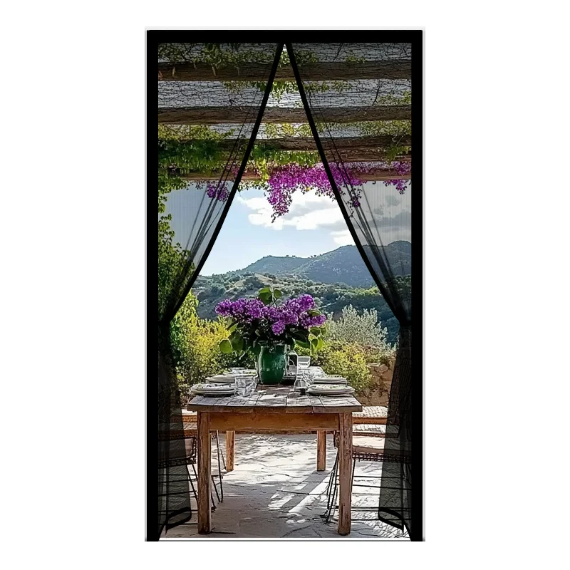 Цельная магнитная дверная занавеска, плотная сетка, защита от насекомых и дышащая, бесшумное автоматическое закрытие, подходит для дверных проемов, простота установки
Цельная магнитная дверная занавеска, плотная сетка, защита от насекомых и дышащая, бесшумное автоматическое закрытие, подходит для дверных проемов, простота установки