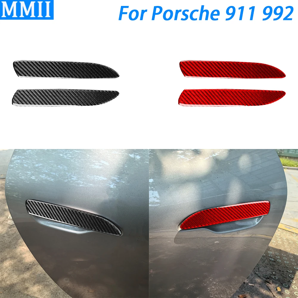 For Porsche 911 992 2019-2024 Real Carbon Fiber Exterior Door Handle Panel Cover Decorative Car Decoration Accessories Sticker
For Porsche 911 992 2019-2024 Real Carbon Fiber Exterior Door Handle Panel Cover Decorative Car Decoration Accessories Sticker