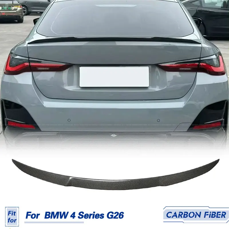 Car Rear Trunk Spoiler Wings Carbon Fiber for BMW 4 Series G26 Gran Coupe 4-Door 2021-2024 Racing Rear Spoiler Boot Lid Wing Lip
Car Rear Trunk Spoiler Wings Carbon Fiber for BMW 4 Series G26 Gran Coupe 4-Door 2021-2024 Racing Rear Spoiler Boot Lid Wing Lip