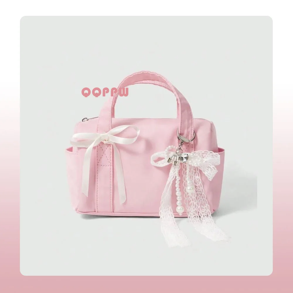 Sweet fashion bow tote bag fresh fairy Bowyer style lady versatile cute ins style girl 
Sweet fashion bow tote bag fresh fairy Bowyer style lady versatile cute ins style girl