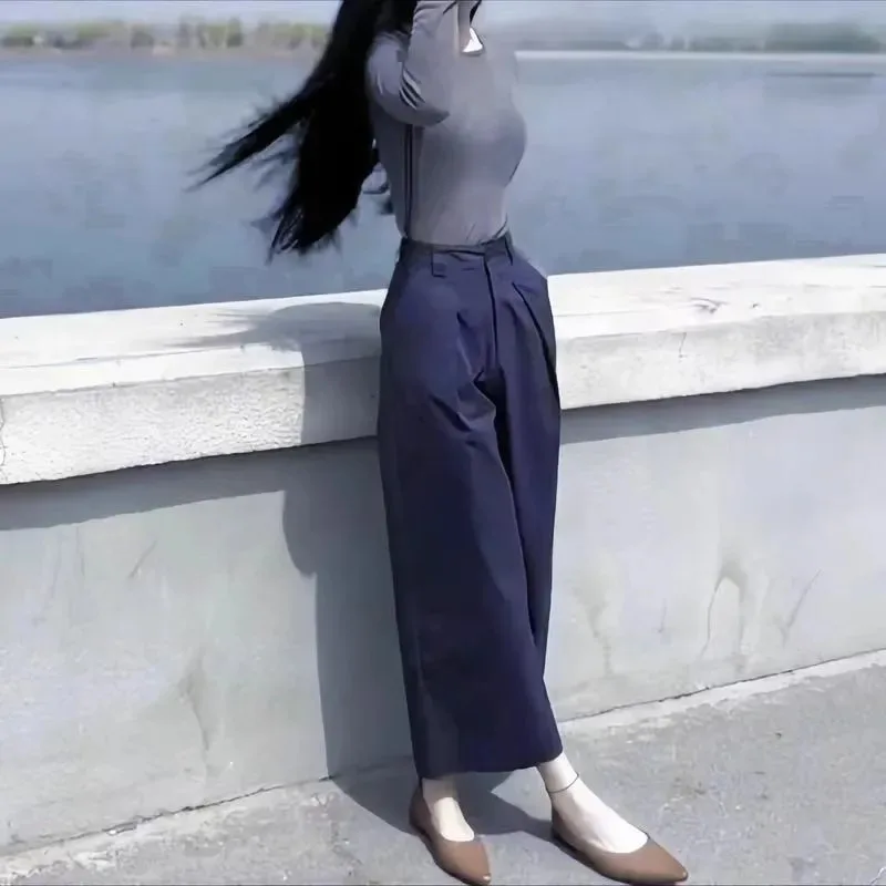 Women's High Waist Wide Leg Pants Casual Cotton Blend Cropped Trousers
Women's High Waist Wide Leg Pants Casual Cotton Blend Cropped Trousers