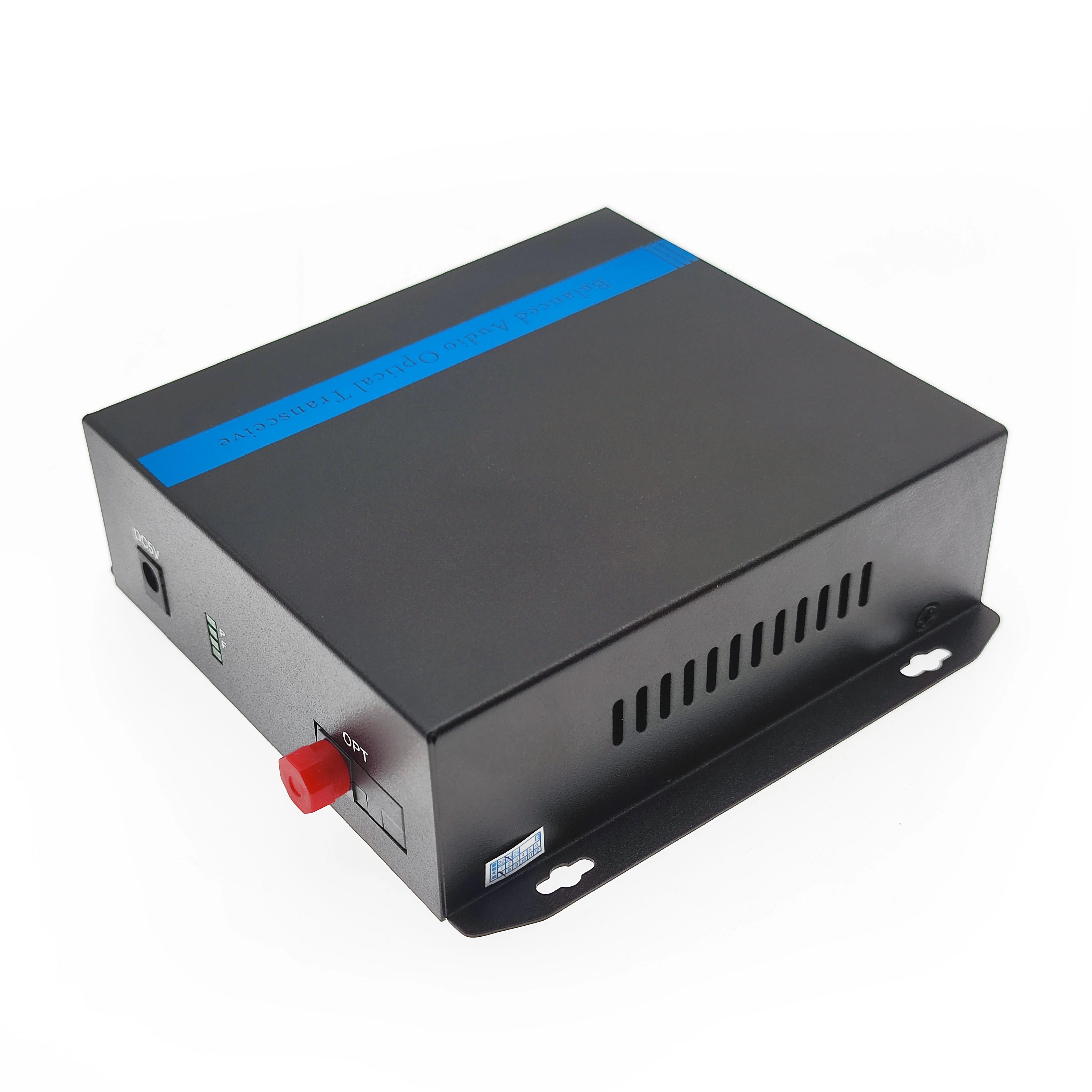 2CH Balanced Audio to Fiber Converter Single Fiber 130/1550nm 20km FC/SC/ST Fiber Optic Equipment
2CH Balanced Audio to Fiber Converter Single Fiber 130/1550nm 20km FC/SC/ST Fiber Optic Equipment