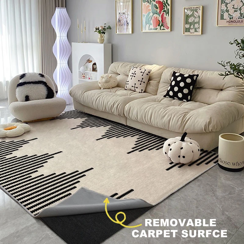 Removable Machine Washable Carpet Living Room Bedroom Double-layer Loop Pile Rug Free Maintenance Big Size Decorative Floor Mat
Removable Machine Washable Carpet Living Room Bedroom Double-layer Loop Pile Rug Free Maintenance Big Size Decorative Floor Mat