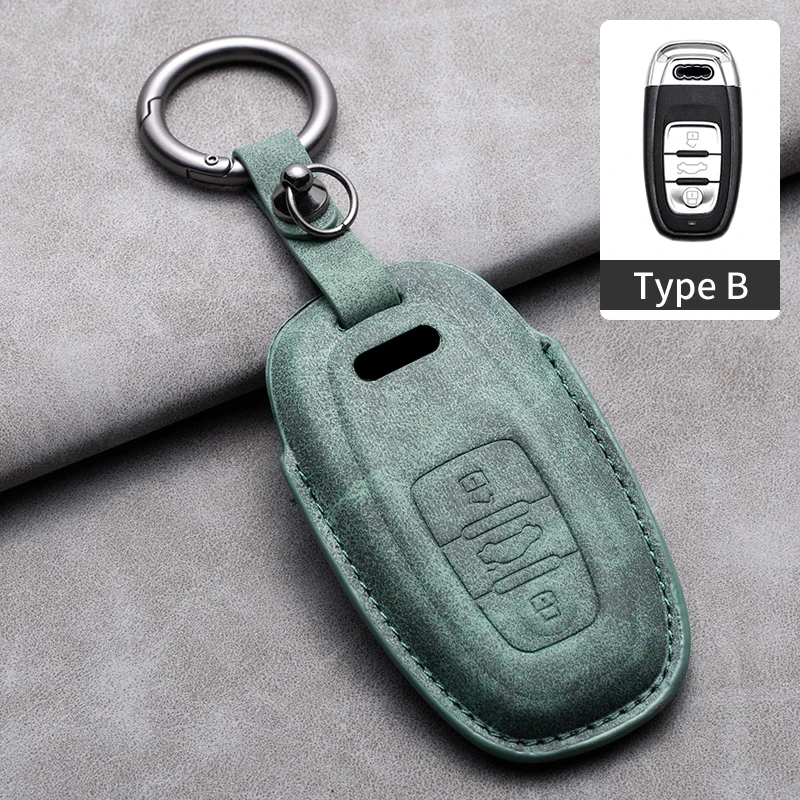 Leather Car Smart Key Case Full Cover Protector Shell For Audi A1 A3 A4 A5 A6 A7 A8 B9 8V 8W 8S Q3 Q5 Q7 S8 R8 TT TTS Keychain
Leather Car Smart Key Case Full Cover Protector Shell For Audi A1 A3 A4 A5 A6 A7 A8 B9 8V 8W 8S Q3 Q5 Q7 S8 R8 TT TTS Keychain