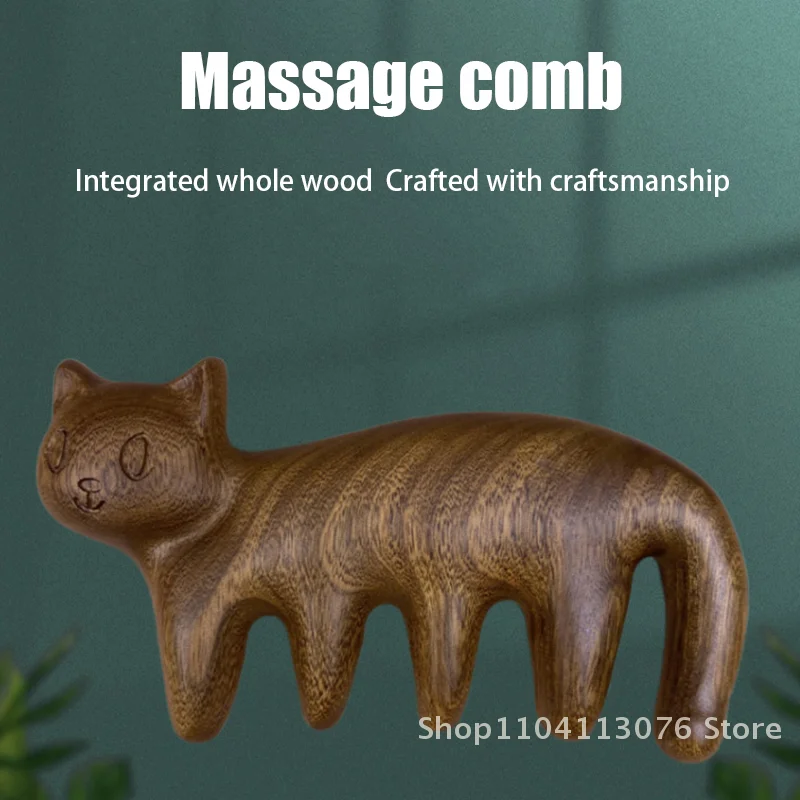 Cat Massage Comb Body Meridian Massage Comb Sandalwood Five Wide Tooth Comb Acupuncture Blood Circulation
Cat Massage Comb Body Meridian Massage Comb Sandalwood Five Wide Tooth Comb Acupuncture Blood Circulation