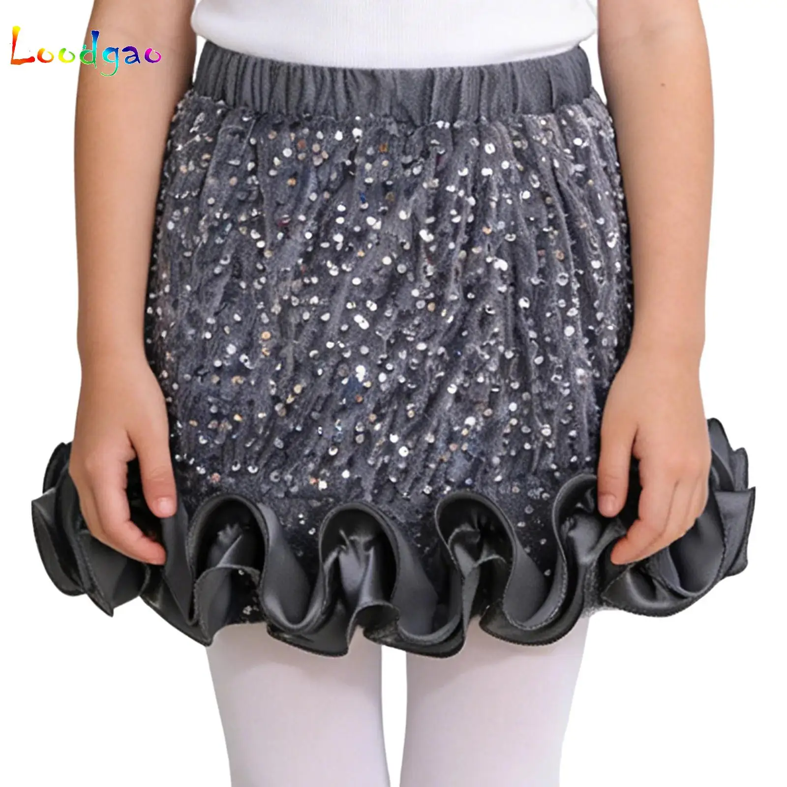 Fashion Kids Girls Glittery Sequin Skirt Elastic Waistband Ruffled Hem Child Skirt Winter Party Birthday Christmas New Year Wear
Fashion Kids Girls Glittery Sequin Skirt Elastic Waistband Ruffled Hem Child Skirt Winter Party Birthday Christmas New Year Wear