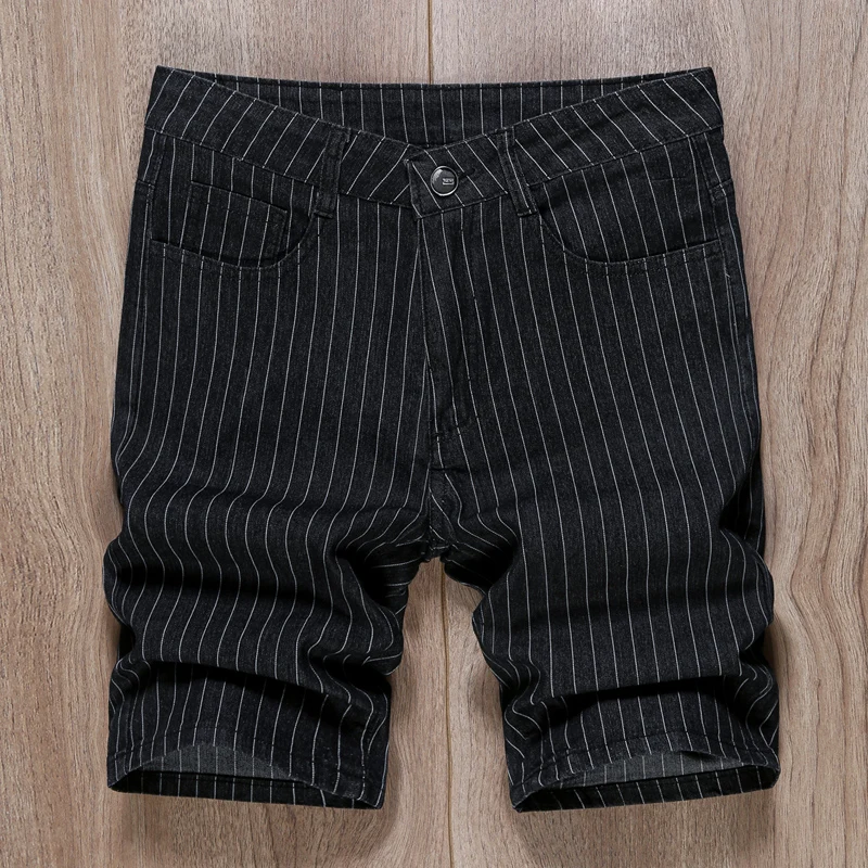 High-End Striped Men's Suit orts Casual Slim Fit Workwear Summer Korean Sle Straight Leg Five-Quarter Length Youth Faion
High-End Striped Men's Suit orts Casual Slim Fit Workwear Summer Korean Sle Straight Leg Five-Quarter Length Youth Faion