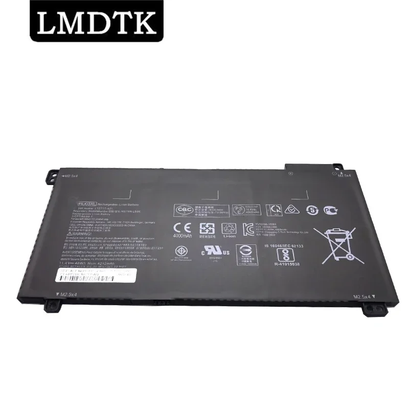 LMDTK Новый RU03XL Аккумулятор для ноутбука HP ProBook X360 440 G1 11 G3 G4 HSTNN-LB8K IB8P L12717-1C1 171 541 L12791-855 48Wh
LMDTK Новый RU03XL Аккумулятор для ноутбука HP ProBook X360 440 G1 11 G3 G4 HSTNN-LB8K IB8P L12717-1C1 171 541 L12791-855 48Wh