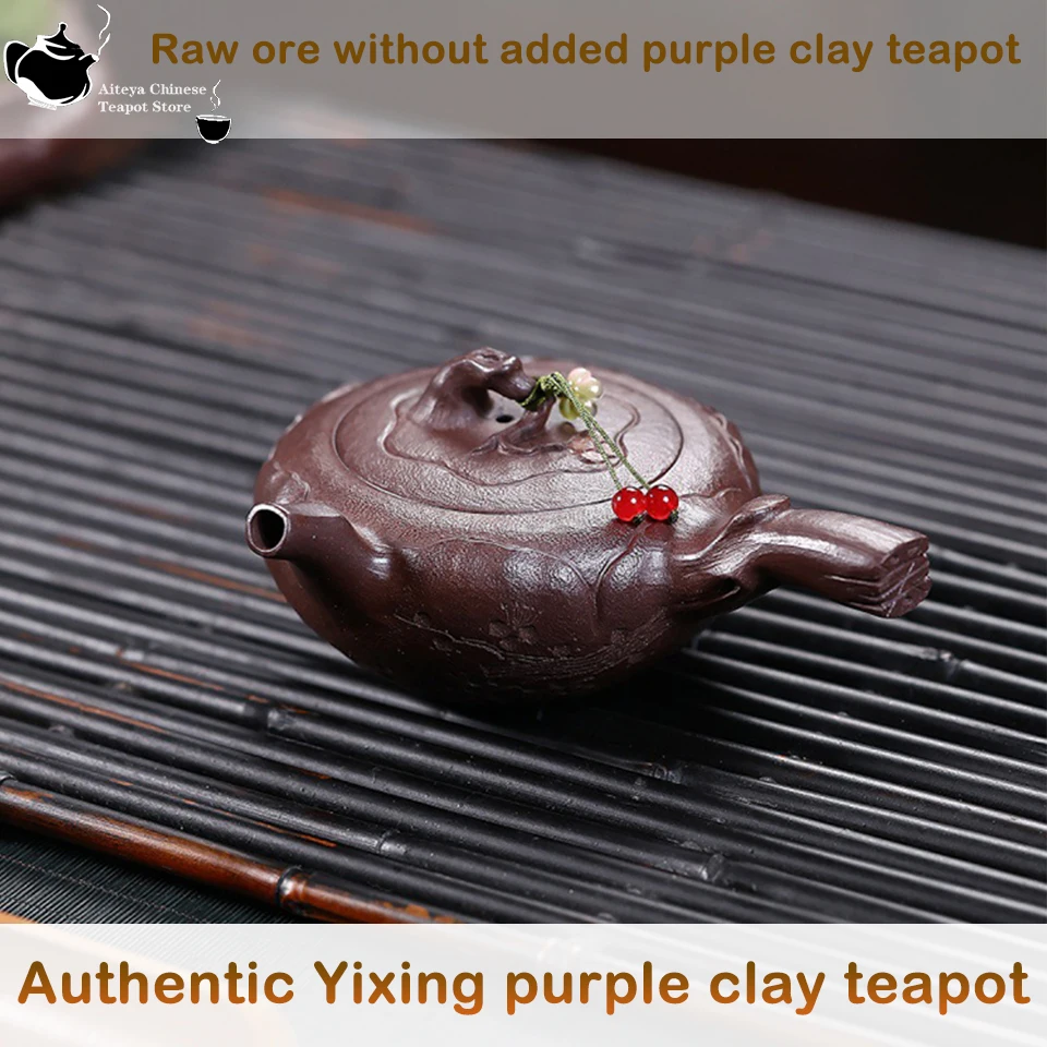 Authentic Yixing handmade purple clay teapot suitable for home, office, gift drinking, Chinese Kung Fu tea, Kung Fu tea set
Authentic Yixing handmade purple clay teapot suitable for home, office, gift drinking, Chinese Kung Fu tea, Kung Fu tea set