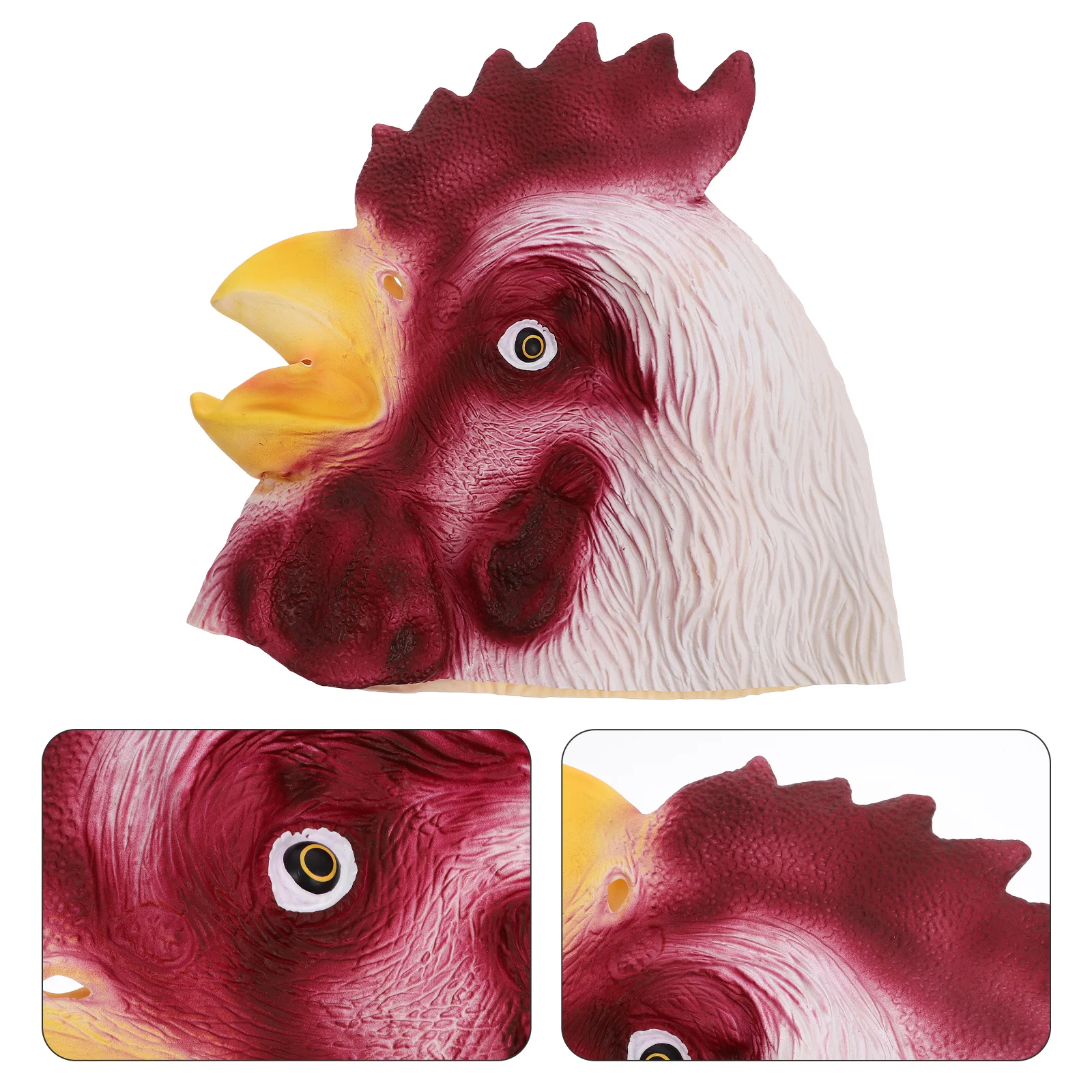 Rooster Headgear Halloween Costume Accessory Masks for Adults Party Up Props Emulsion Cosplay Roleplay
Rooster Headgear Halloween Costume Accessory Masks for Adults Party Up Props Emulsion Cosplay Roleplay