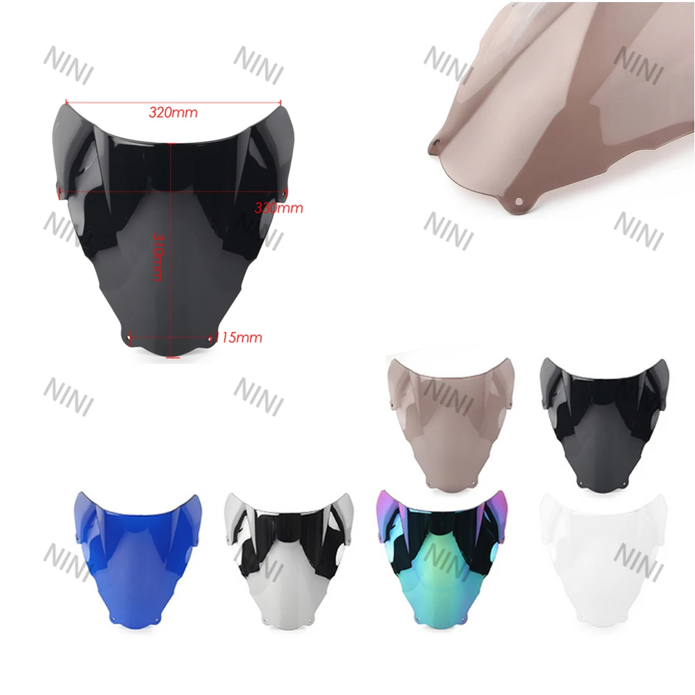 Motorcycle For Suzuki SV400 SV650 sv 400 650 1999 2000 2001 2002 screen Double Bubble Windshield Deflector Protector WindScreen
Motorcycle For Suzuki SV400 SV650 sv 400 650 1999 2000 2001 2002 screen Double Bubble Windshield Deflector Protector WindScreen