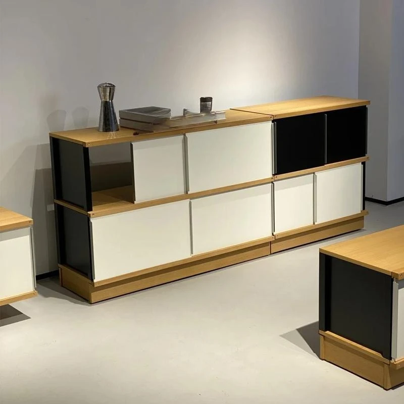 Medieval marine board module dining side cabinet small apartment living room furniture simple storage sliding door locker
Medieval marine board module dining side cabinet small apartment living room furniture simple storage sliding door locker