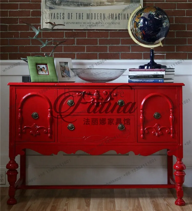 French light luxury solid wood dining side entrance cabinet entrance hall decoration cabinet against the wall table
French light luxury solid wood dining side entrance cabinet entrance hall decoration cabinet against the wall table