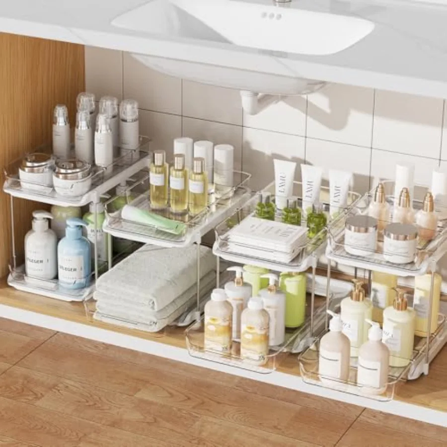 Tier Bathroom Under Sink Organizers and Storage, Multi-Purpose Stackable Pantry Organization and Storage, Pull Out Clear Kitche
Tier Bathroom Under Sink Organizers and Storage, Multi-Purpose Stackable Pantry Organization and Storage, Pull Out Clear Kitche