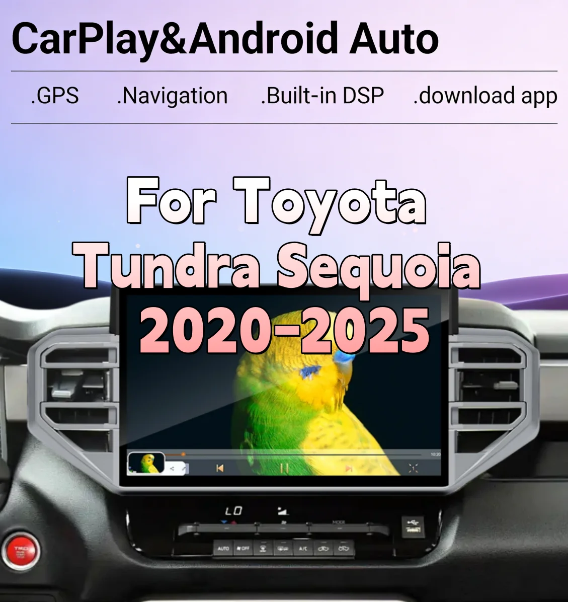 For Toyota Tundra Sequoia 2020-2025 14.6-inch Android car Radio Multimedia Player GPS Navigation Auto Stereo Carplay Wireless
For Toyota Tundra Sequoia 2020-2025 14.6-inch Android car Radio Multimedia Player GPS Navigation Auto Stereo Carplay Wireless