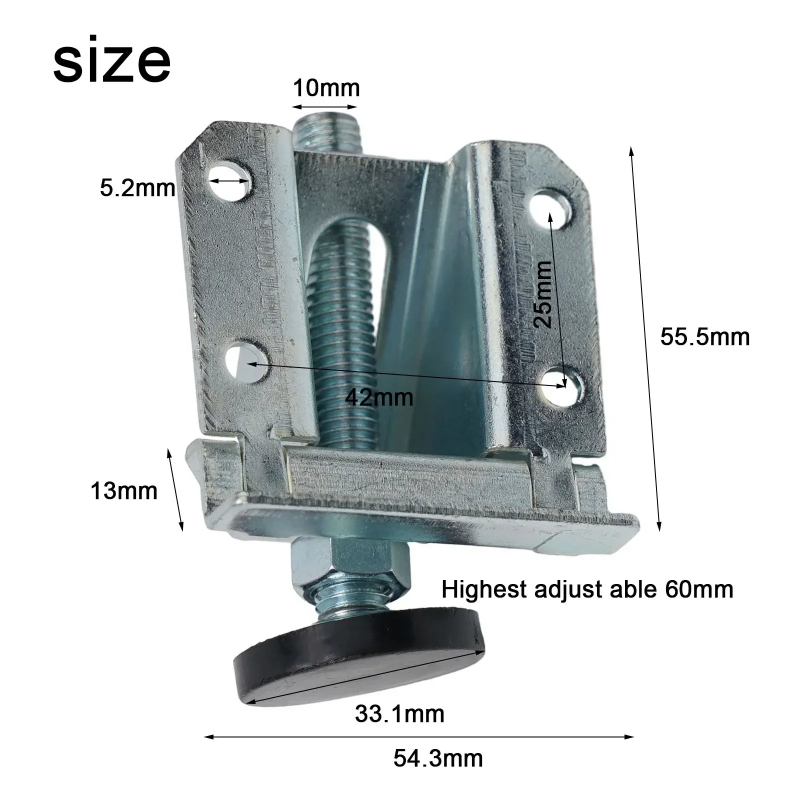 4Pcs Adjustable Furniture Leg Leveler Sofa Bed TV Cabinet Legs Leveler Heavy Duty Leveling Feet Anti Slip Foot Pads Hardware
4Pcs Adjustable Furniture Leg Leveler Sofa Bed TV Cabinet Legs Leveler Heavy Duty Leveling Feet Anti Slip Foot Pads Hardware