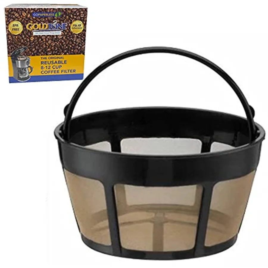 Reusable 8-12 Cup Basket Coffee Filter fits Hamilton Beach Coffee Makers and Brewers. Replaces your Hamilton Beach Reusable Cof
Reusable 8-12 Cup Basket Coffee Filter fits Hamilton Beach Coffee Makers and Brewers. Replaces your Hamilton Beach Reusable Cof