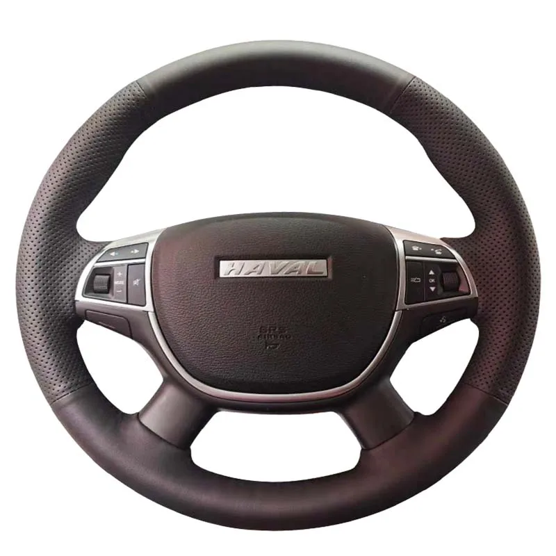 for Great Wall Haval H9 H5 H3 H8 Hand Stitched Wear-resistant Black Genuine Leather car Steering Wheel Cover
for Great Wall Haval H9 H5 H3 H8 Hand Stitched Wear-resistant Black Genuine Leather car Steering Wheel Cover