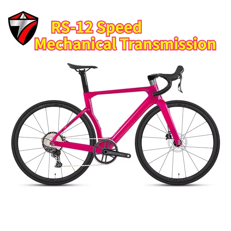 TWITTER T8 2nd Generation New RS-12/24Speed Mechanical Transmission T800 Carbon Fiber Road Bike Hydraulic Disc Brakes bycycle
TWITTER T8 2nd Generation New RS-12/24Speed Mechanical Transmission T800 Carbon Fiber Road Bike Hydraulic Disc Brakes bycycle