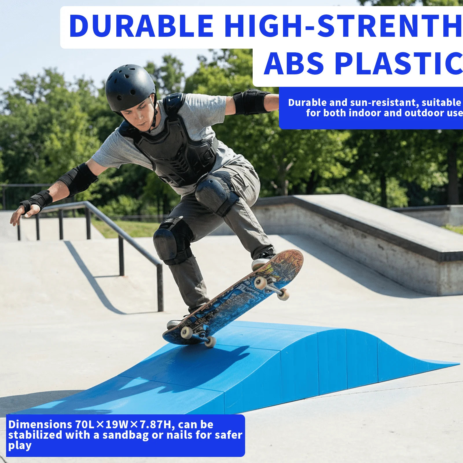 Backyard Wave Ramp Track 70inch Length with Load Capacity of 330lbs Skate and Scooter Ramp for RC Cars Roller Skating Boys Girls
Backyard Wave Ramp Track 70inch Length with Load Capacity of 330lbs Skate and Scooter Ramp for RC Cars Roller Skating Boys Girls