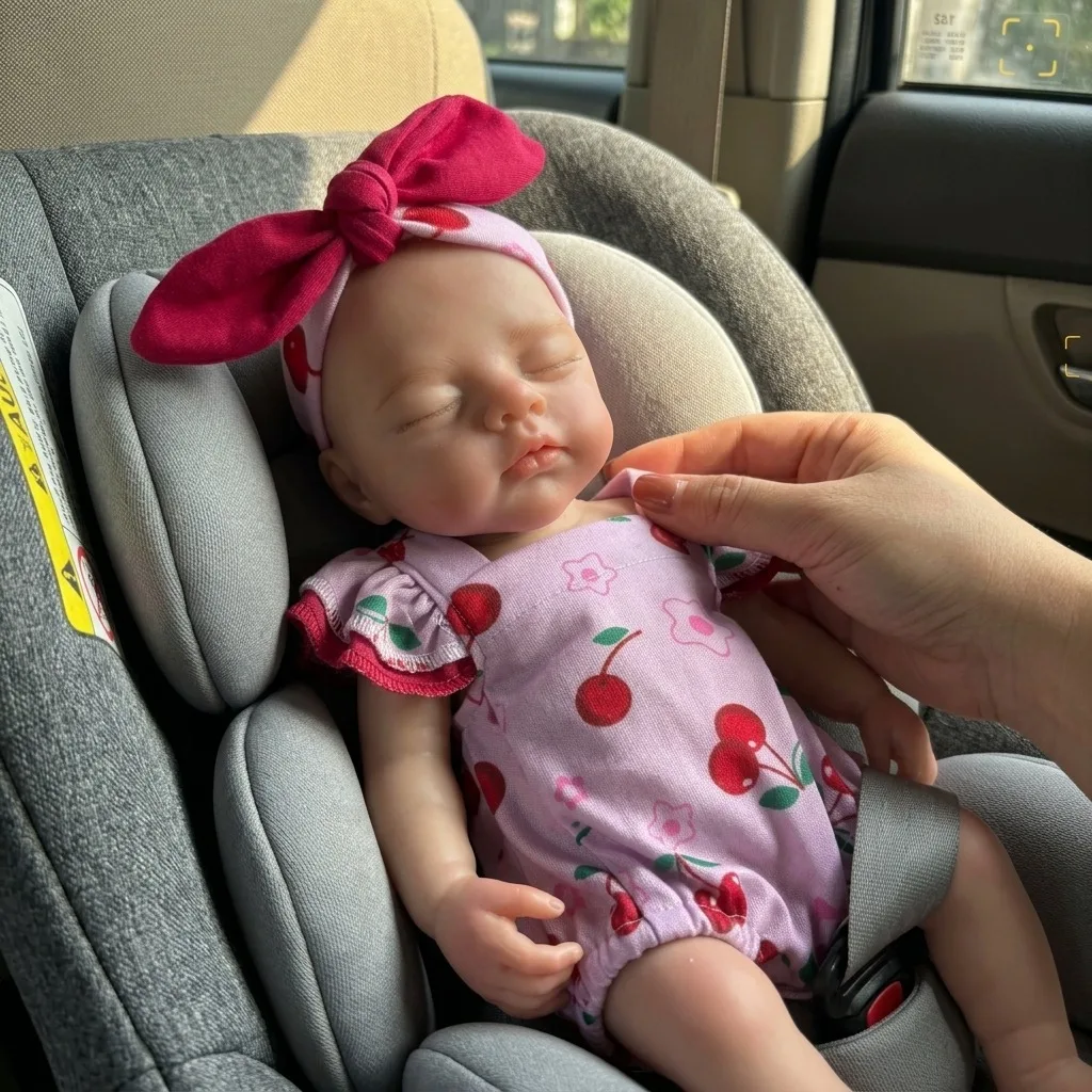 13 Inch Handmade Sleeping Reborn Baby Girl Lifelike 3D Painted Skin Bebe Reborn Baby Doll For Birthday Gifts
13 Inch Handmade Sleeping Reborn Baby Girl Lifelike 3D Painted Skin Bebe Reborn Baby Doll For Birthday Gifts