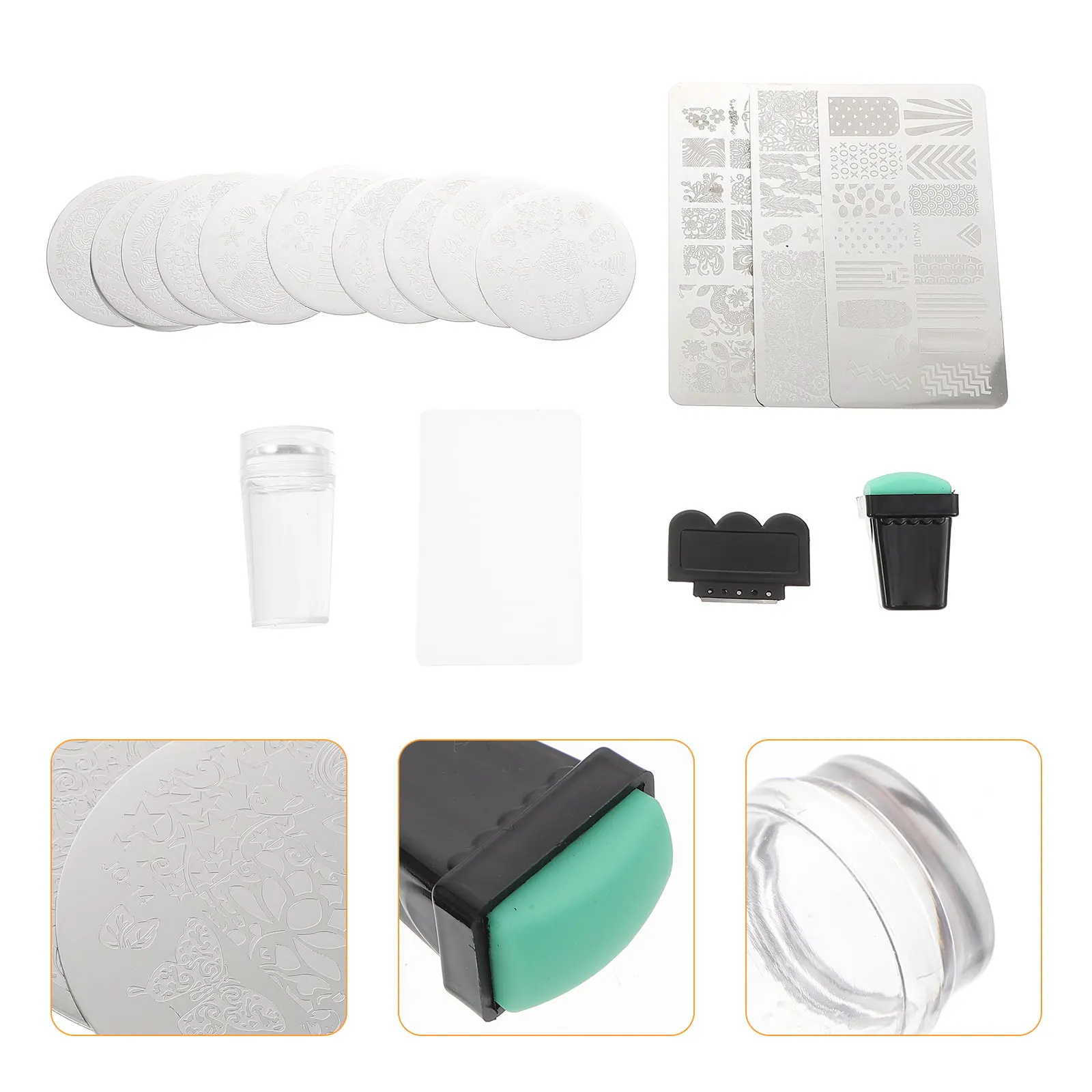 Stamp for Nails Plate Art Stamping Plates Kit with Manicure Steel DIY Templates Stamper
Stamp for Nails Plate Art Stamping Plates Kit with Manicure Steel DIY Templates Stamper