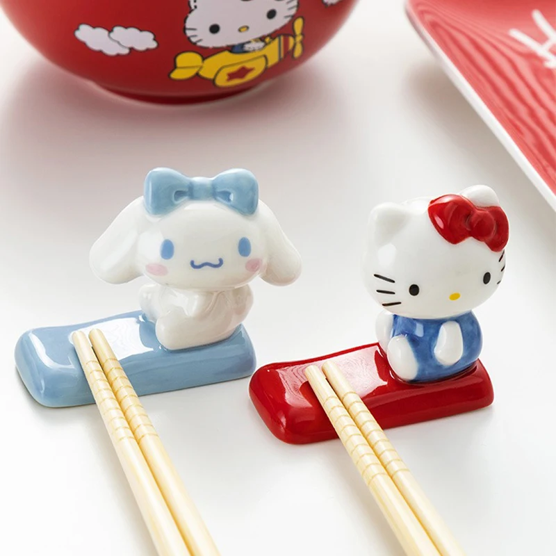 Kawaii Sanrio Chopsticks Stand Hello Kitty My Melody Cartoon Ceramic Dining Table Household Chopstick Pillow Arrangement Gifts
Kawaii Sanrio Chopsticks Stand Hello Kitty My Melody Cartoon Ceramic Dining Table Household Chopstick Pillow Arrangement Gifts