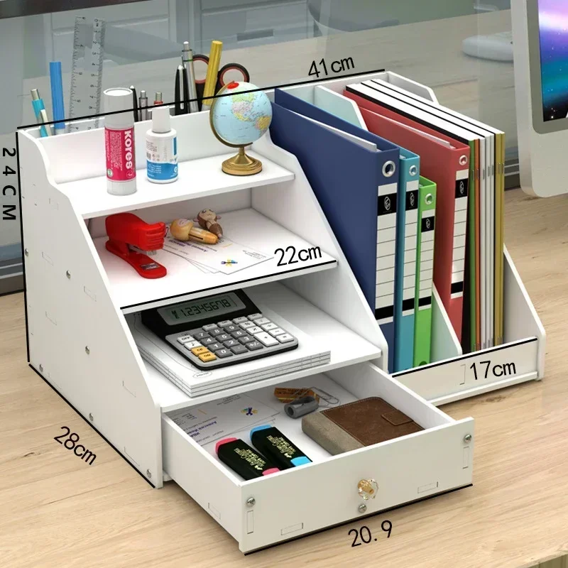 Magazine Holder Newspaper Rack Stationery Storage Box Desk Organizer for Document Letter File Tray Home Office School Supplies 
Magazine Holder Newspaper Rack Stationery Storage Box Desk Organizer for Document Letter File Tray Home Office School Supplies