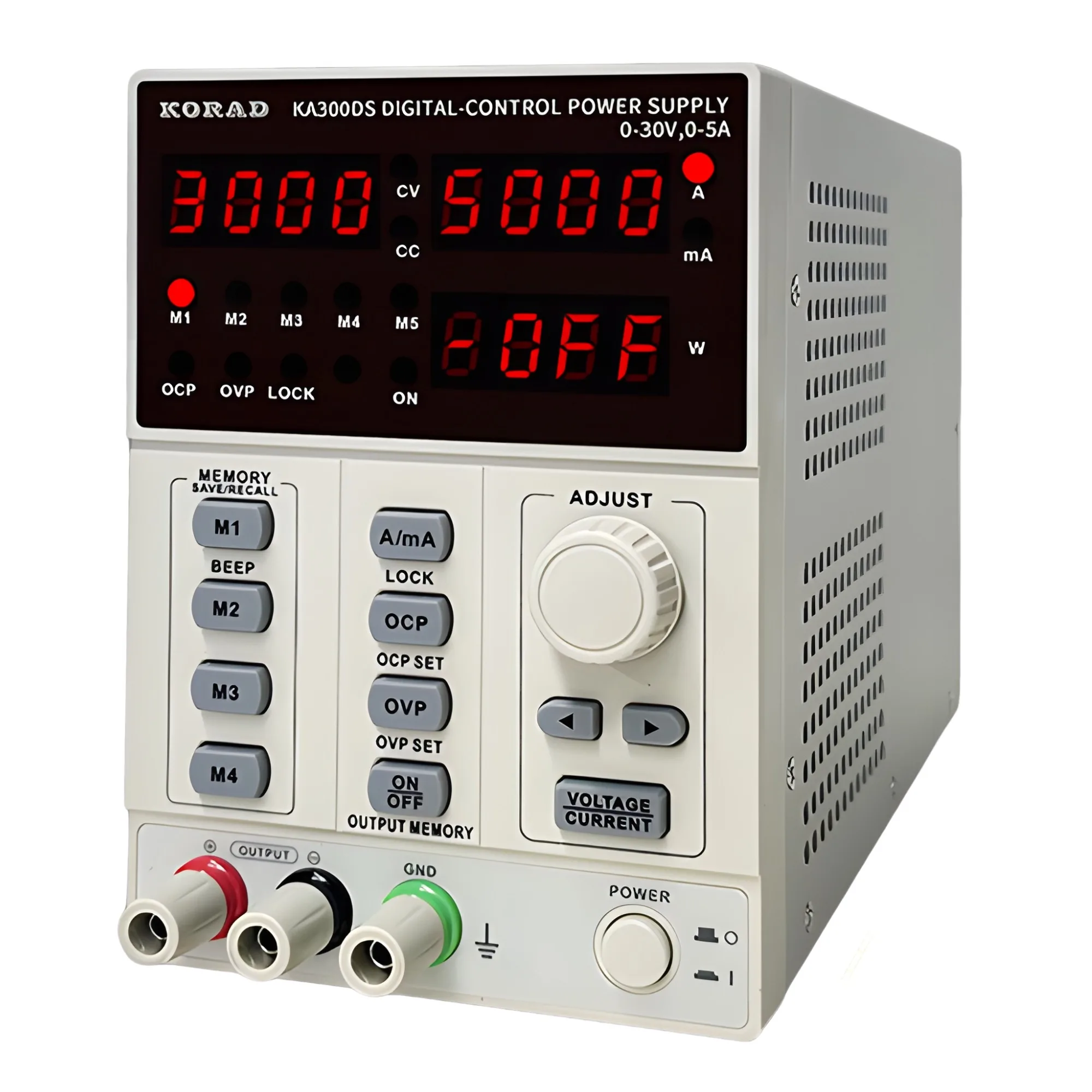 KA3005PS programmable linear power supply dual-interface DC switching power supply unit for automation and remote management
KA3005PS programmable linear power supply dual-interface DC switching power supply unit for automation and remote management