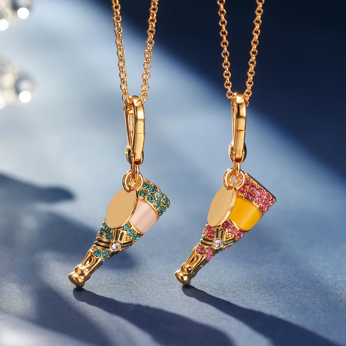 1Pc Exquisite Luxury Diamond Letter Bow Beer Bottle Pendant,Champagne Bottle Charm,Unisex Necklace,Christmas Jewelry Gift
1Pc Exquisite Luxury Diamond Letter Bow Beer Bottle Pendant,Champagne Bottle Charm,Unisex Necklace,Christmas Jewelry Gift