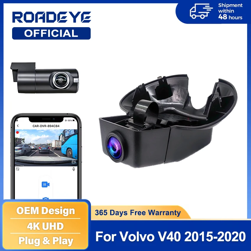 Dash Cam For Volvo V40 2015 2016 2017 2018 2019 2020,Dashcam 4K UHD Dash Camera Car DVR Night Vision WiFi APP Monitor
Dash Cam For Volvo V40 2015 2016 2017 2018 2019 2020,Dashcam 4K UHD Dash Camera Car DVR Night Vision WiFi APP Monitor