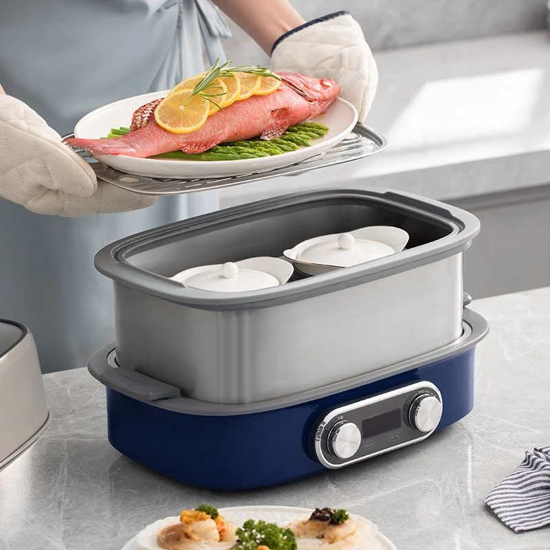 Speed electric steamer, steam pot, multi-functional household small water-proof steamer
Speed electric steamer, steam pot, multi-functional household small water-proof steamer