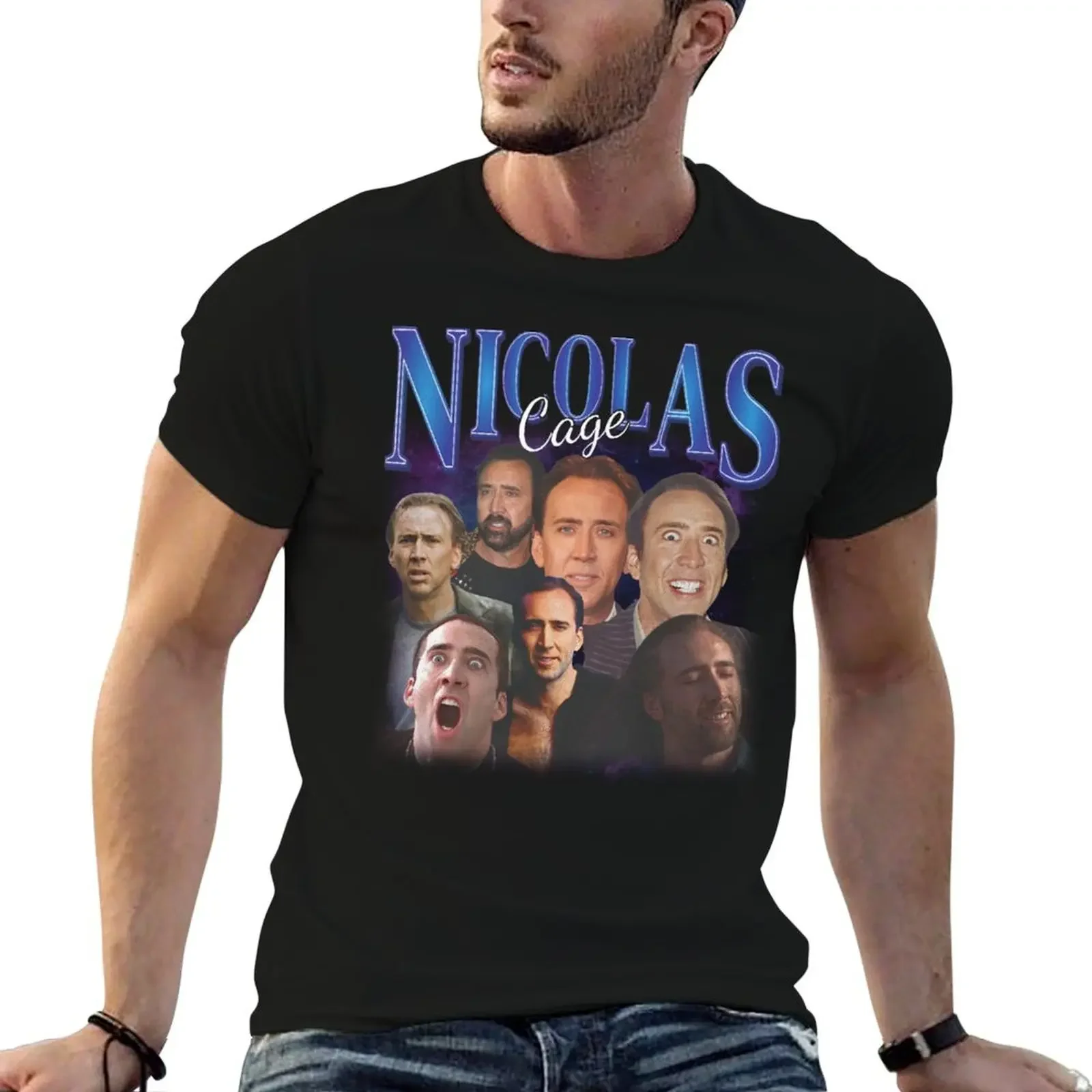 Nicolas Cage - Nick Cage T-Shirt graphic tee shirt plus size clothes plus sizes black t shirts for men
Nicolas Cage - Nick Cage T-Shirt graphic tee shirt plus size clothes plus sizes black t shirts for men
