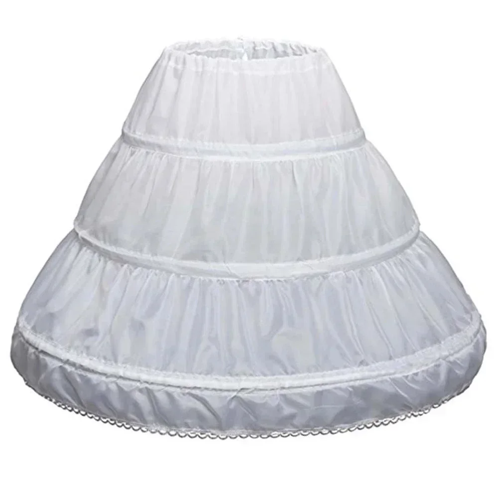 Children Petticoat A-Line 3 Hoops One Layer Kids Crinoline Lace Trim Flower Girl Dress Underskirt Elastic Waist Cheap
Children Petticoat A-Line 3 Hoops One Layer Kids Crinoline Lace Trim Flower Girl Dress Underskirt Elastic Waist Cheap
