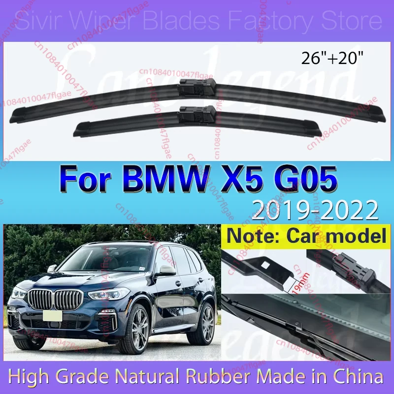 Car Front Wiper Blade For BMW X5 G05 2019 2020 2021 2022 Front Window Windshield Windscreen High Quality 26"+20" Car Accessories
Car Front Wiper Blade For BMW X5 G05 2019 2020 2021 2022 Front Window Windshield Windscreen High Quality 26"+20" Car Accessories