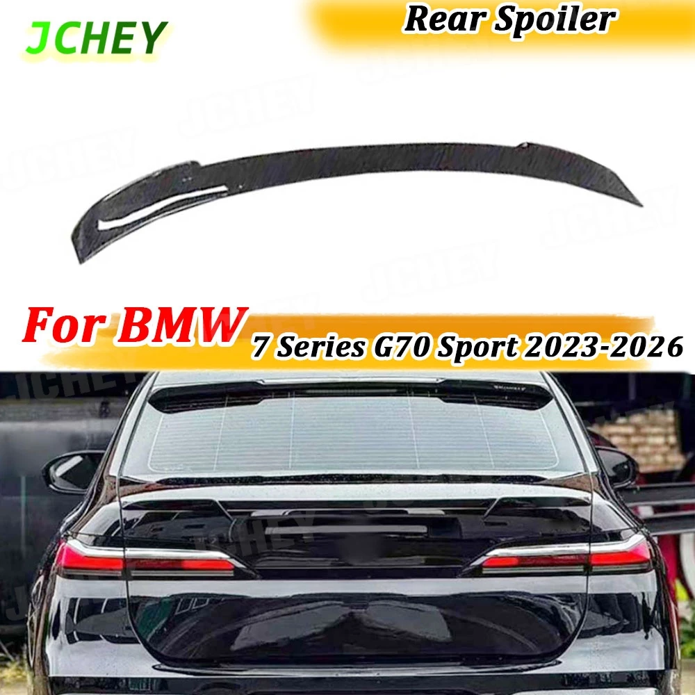 JCHEY Dry Carbon Fiber Rear Trunk Spoiler Lip Wings Rear Boot Spoiler FRP Car Accessories for BMW 7 Series G70 2023-2026
JCHEY Dry Carbon Fiber Rear Trunk Spoiler Lip Wings Rear Boot Spoiler FRP Car Accessories for BMW 7 Series G70 2023-2026