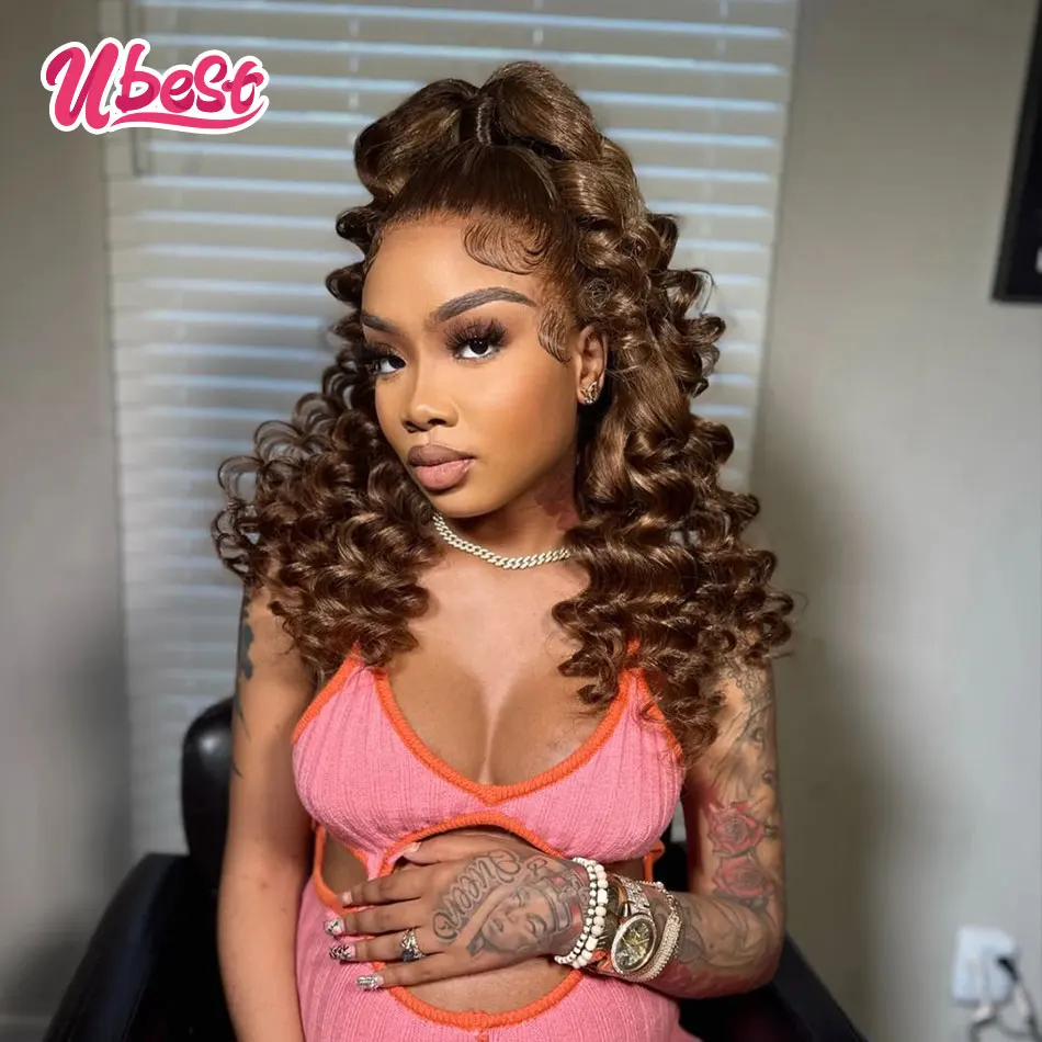 Copper Brown Lace Front Human Hair Wigs Body Wave Lace Front Wig Transparent 13x4 Lace Frontal Wig Preplucked Colored Human Hair
Copper Brown Lace Front Human Hair Wigs Body Wave Lace Front Wig Transparent 13x4 Lace Frontal Wig Preplucked Colored Human Hair