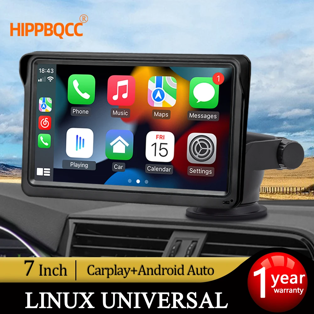 HIPPBQCC Автомобильный радиоприемник 7-дюймовый мультимедийный видеоплеер CarPlay Android Auto IPS Сенсорный экран AUX Вход Bluetooth MirrorLink Универсальный
HIPPBQCC Автомобильный радиоприемник 7-дюймовый мультимедийный видеоплеер CarPlay Android Auto IPS Сенсорный экран AUX Вход Bluetooth MirrorLink Универсальный