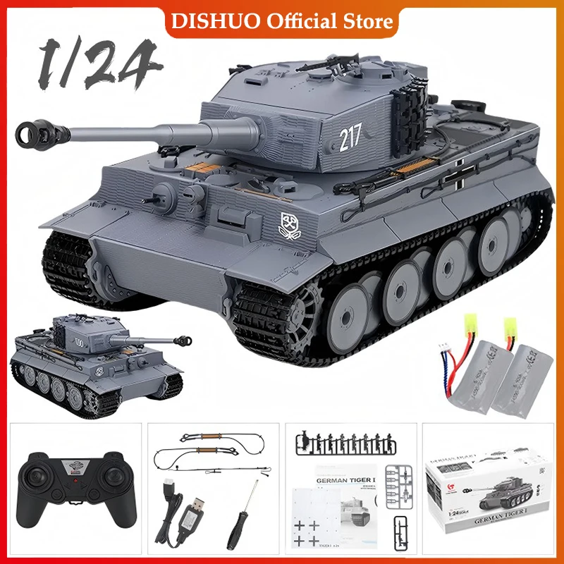 1/24 Taigen RC Battle Tank Tiger I Radio Control Military Tanks Infrared Combat Cars Ready To Run Vehicle Toys for Boys TH23570
1/24 Taigen RC Battle Tank Tiger I Radio Control Military Tanks Infrared Combat Cars Ready To Run Vehicle Toys for Boys TH23570