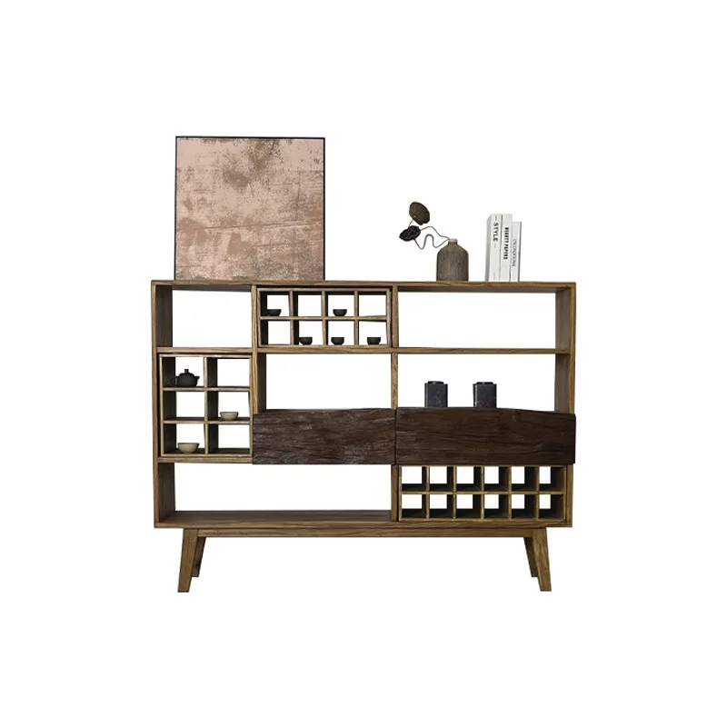 Solid wood tea cabinet tea room living room dining side cabinet household floor bed and breakfast rack
Solid wood tea cabinet tea room living room dining side cabinet household floor bed and breakfast rack