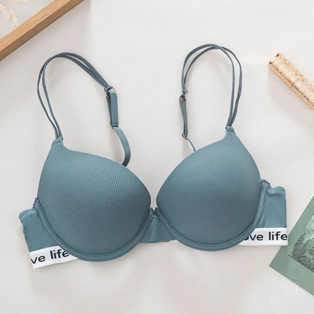 Simple 3/4 Cup Bras for Women Underwear Letter Deep V Bras Lingerie Anti-sagging Wireless Bra Gifts
Simple 3/4 Cup Bras for Women Underwear Letter Deep V Bras Lingerie Anti-sagging Wireless Bra Gifts